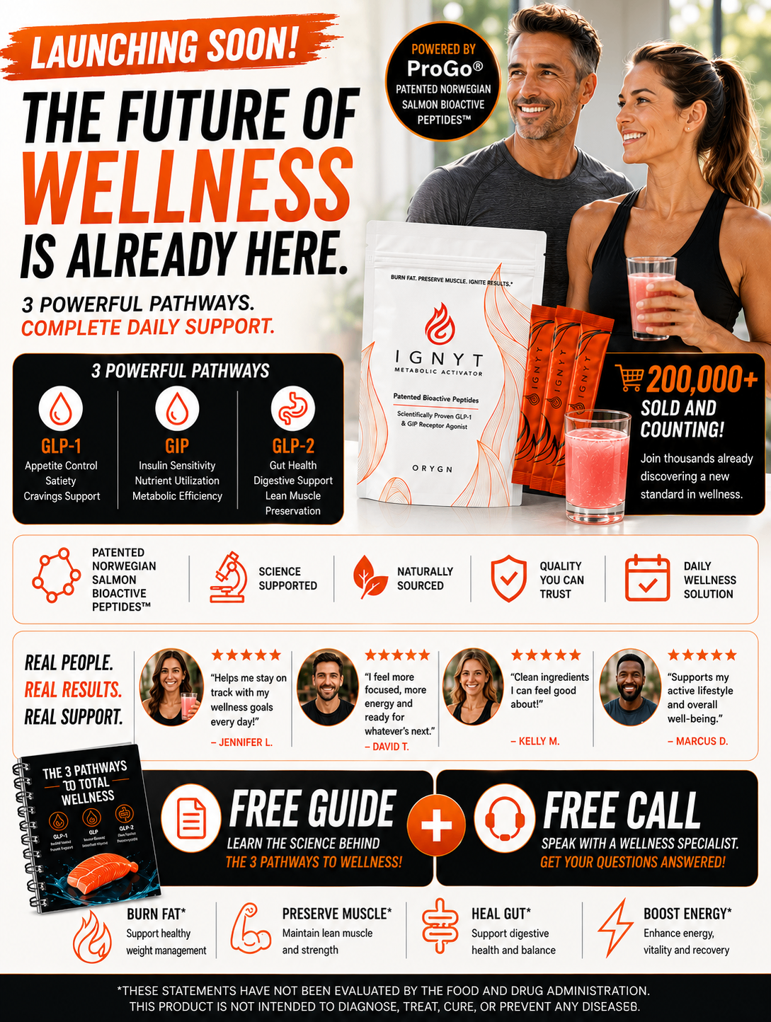 ORYGN IGNYT launch ad — A New Wellness Standard Is Coming.